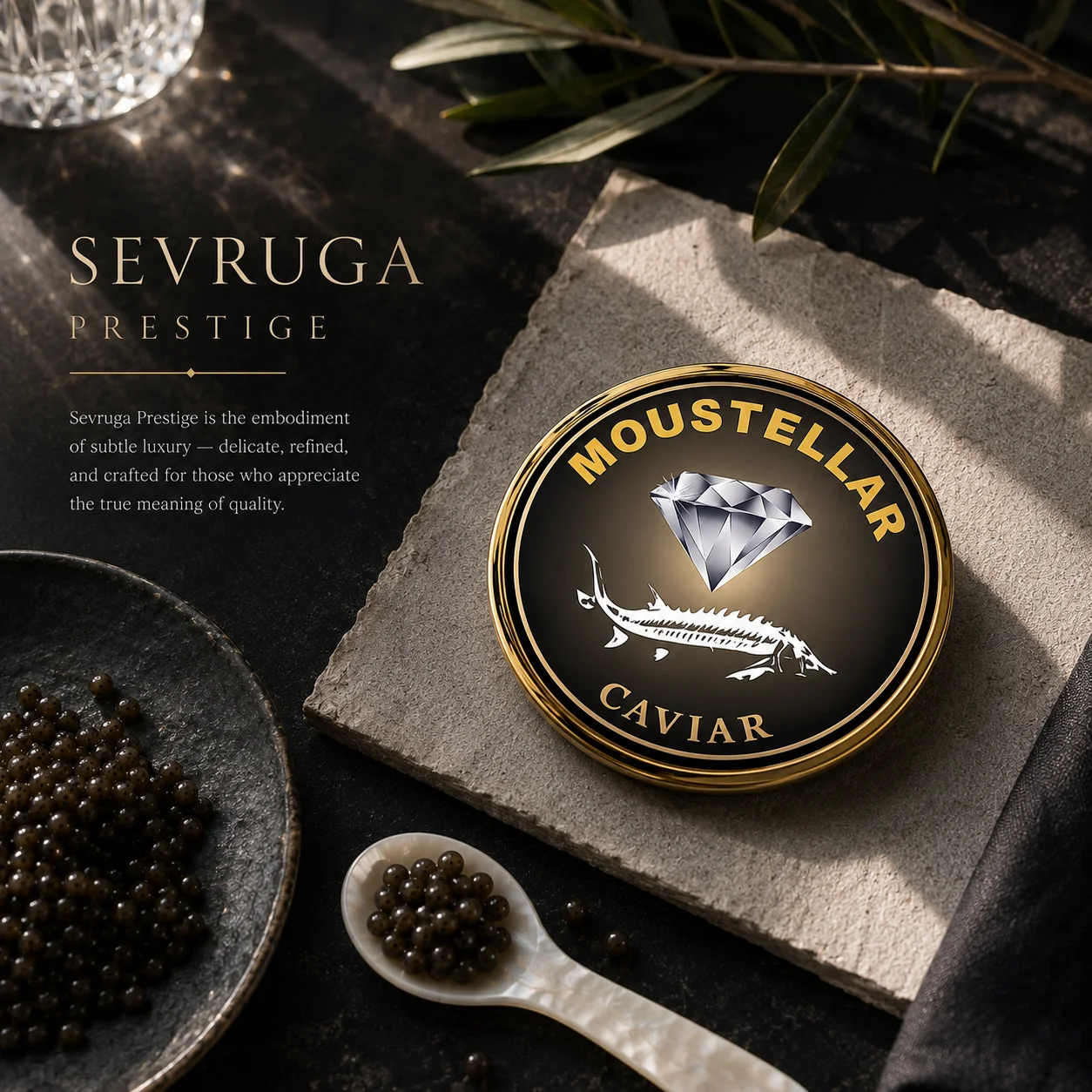 Sevruga Prestige caviar tasting guide